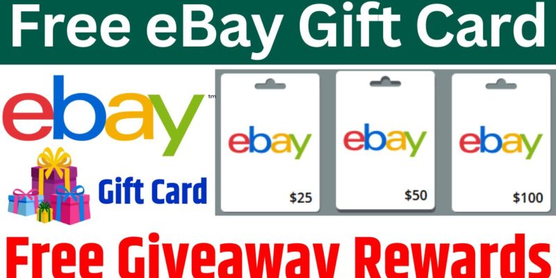 Free eBay Gift Card Codes 2024 | eBay Gift Cards Giveaway